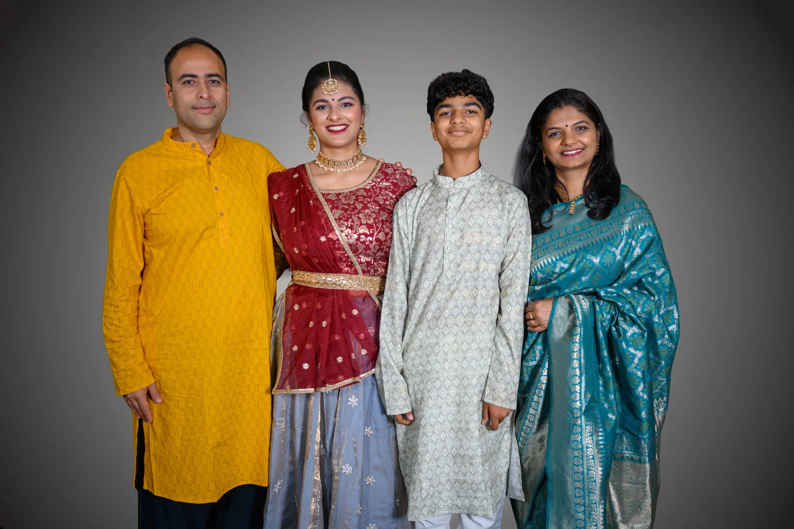 With family