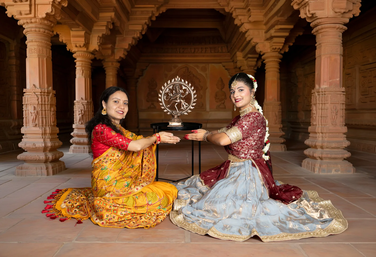 A blessing before Nataraja