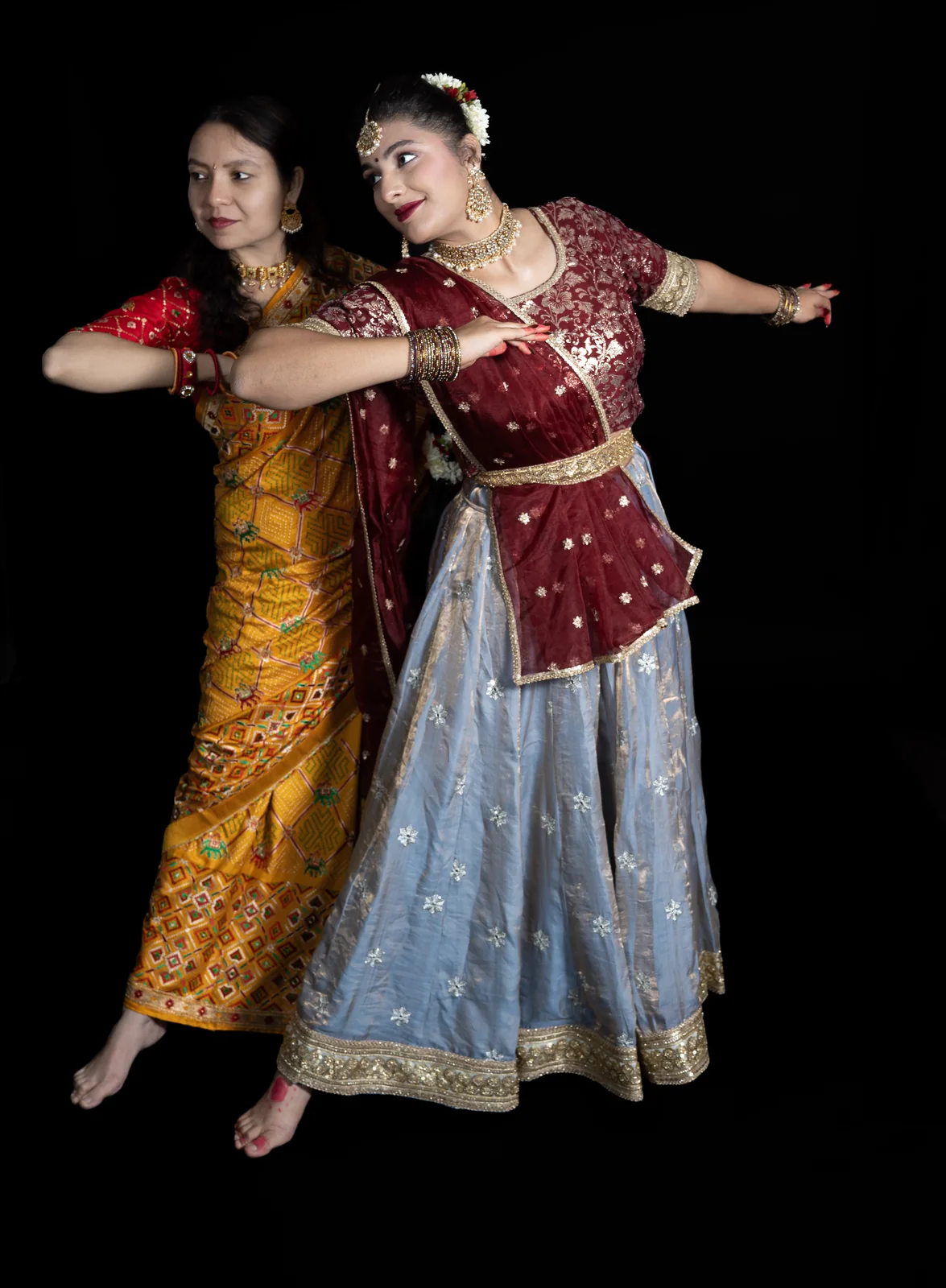 Guru and shishya, in step